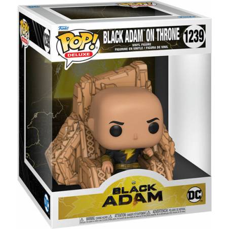 figura pop dc comics black adam black adam on throne