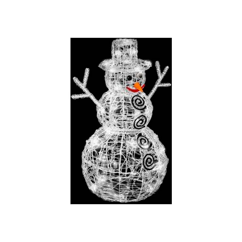 muñeco de nieve 3d para exterior