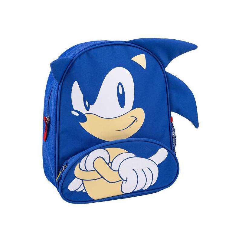 mochila infantil escolar sonic blue