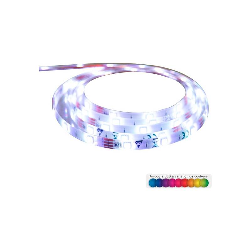 cinta led multicolor control remoto de 5m