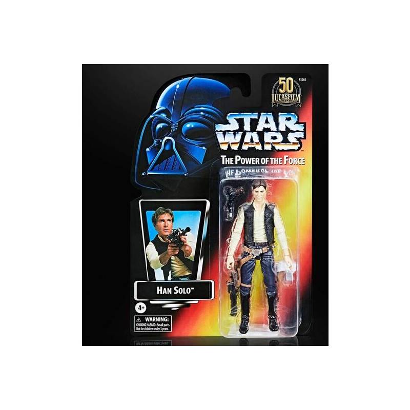 figura han solo the power of the force star wars 15cm