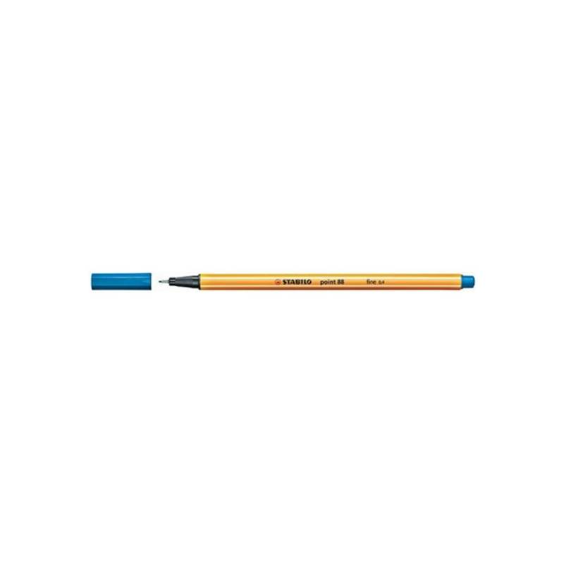 rotulador escritura punta fina 04mm point88 color azul marino 32