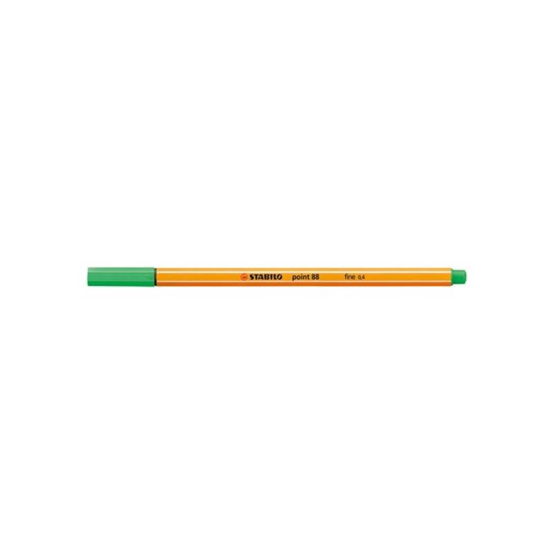 rotulador escritura punta fina 04mm point88 color esmeralda claro 16