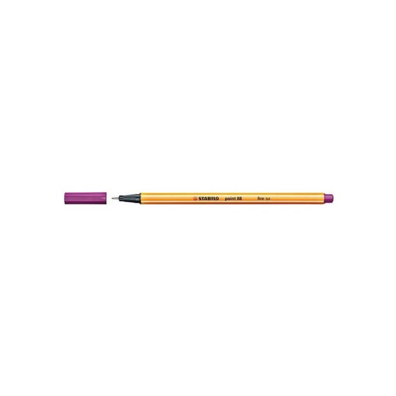 rotulador escritura punta fina 04mm point88 color lila 58