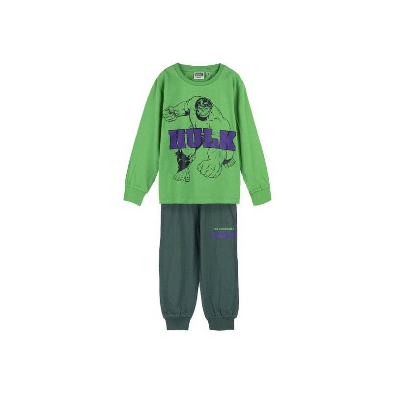 pijama largo single jersey avengers hulk green