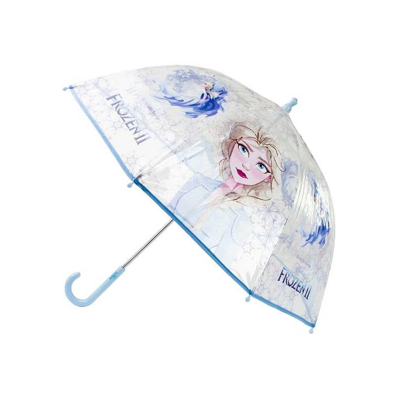 paraguas manual poe burbuja frozen ii azul