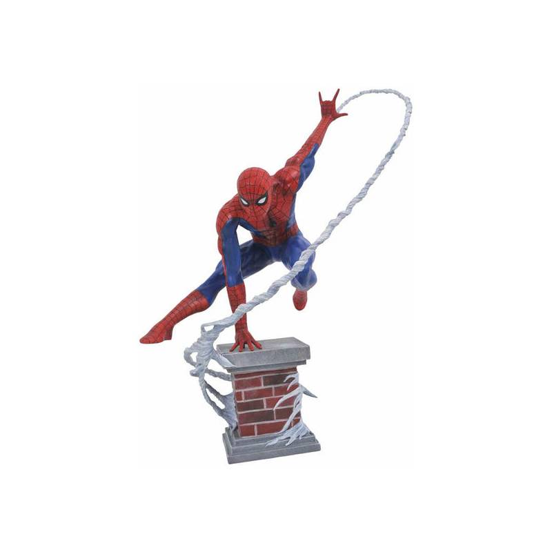estatua resina spiderman marvel 30cm