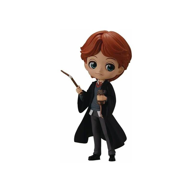 figura ron weasley with scabbers harry potter q posket 14cm