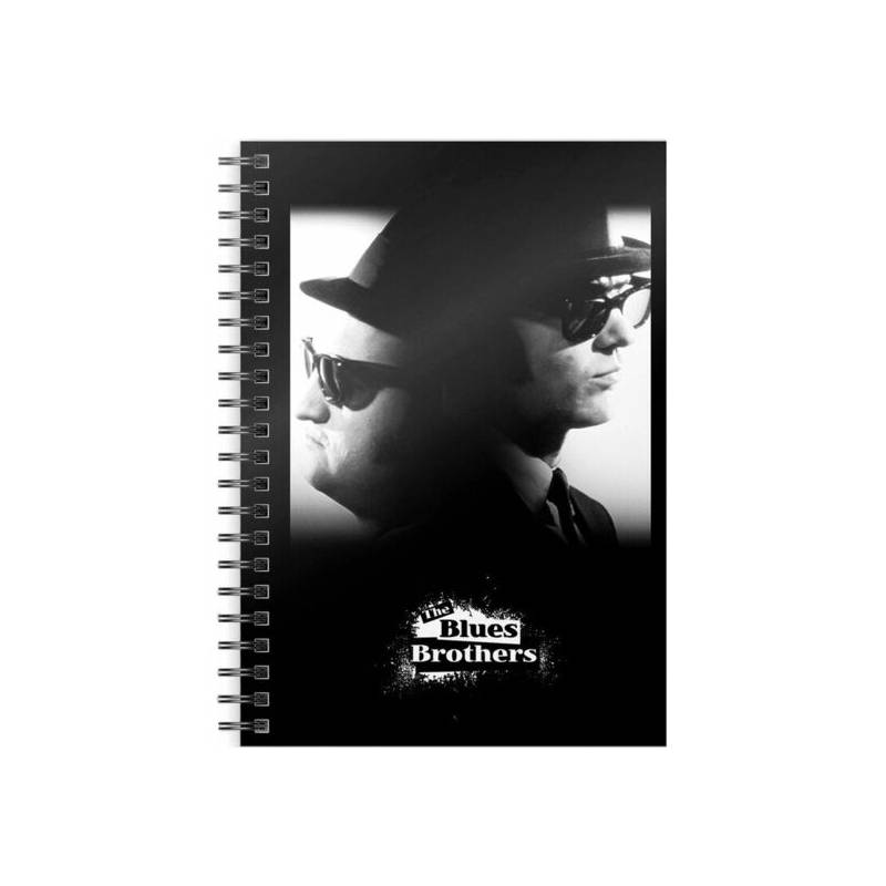 cuaderno a5 jake y elwood the blues brothers
