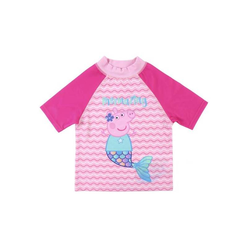 camiseta baño peppa pig pink