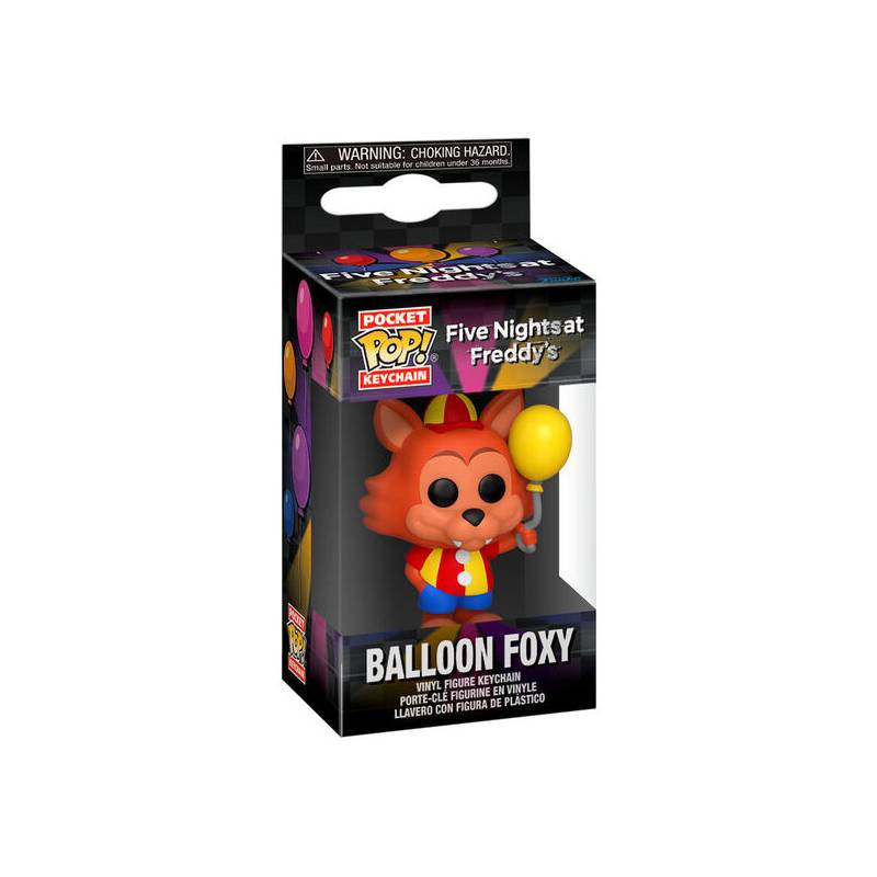 llavero pocket pop five nights at freddys balloon foxy