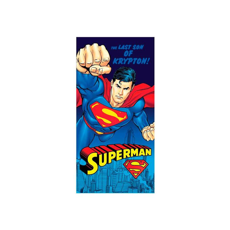 toalla superman dc comics microfibra
