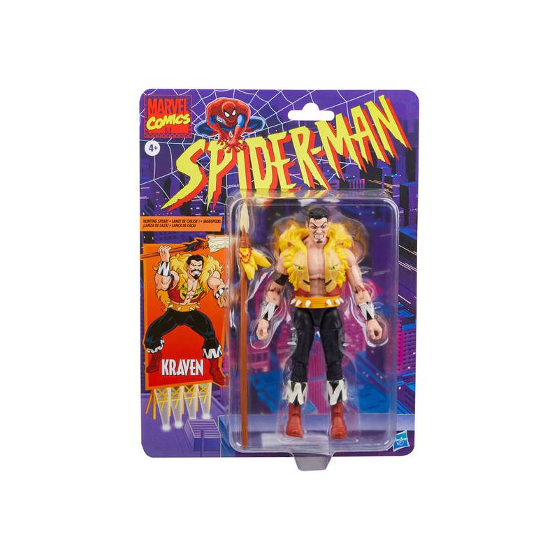 figura kraven spiderman marvel comics 15cm