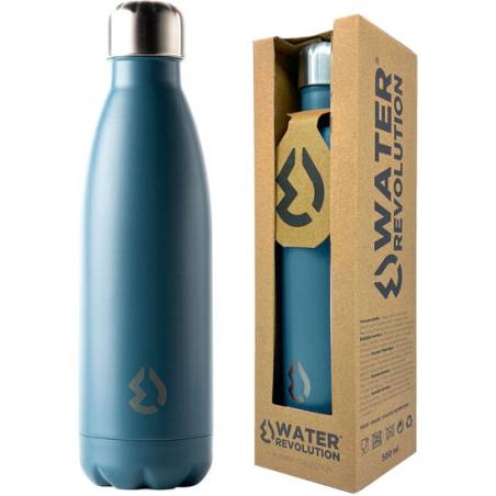 botella azul water revolution 500ml