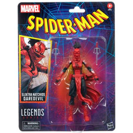figura elektra natchios daredevil spiderman marvel 15cm