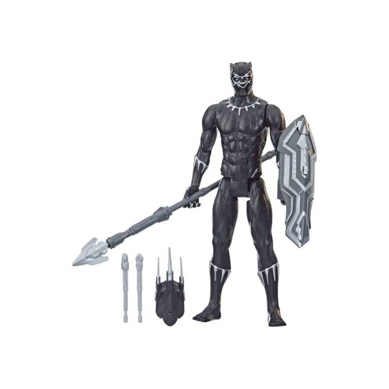 figura black panther titan hero series marvel 30cm