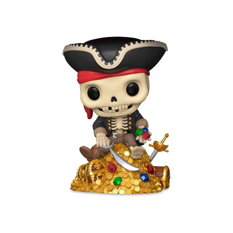 figura pop deluxe piratas del caribe treasure skeleton exclusive