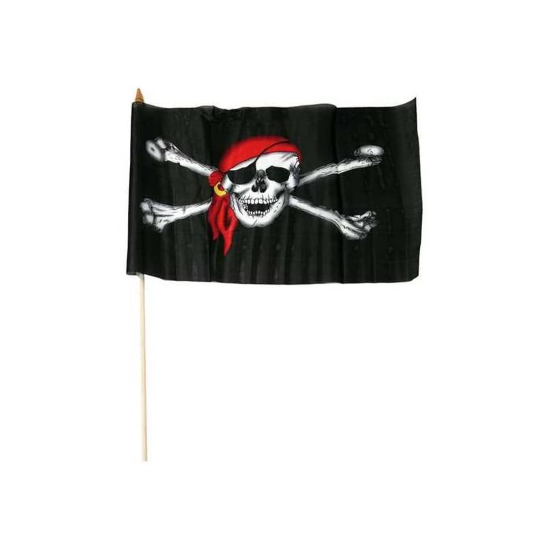 bandera pirata pequeña 46 x 32 cm
