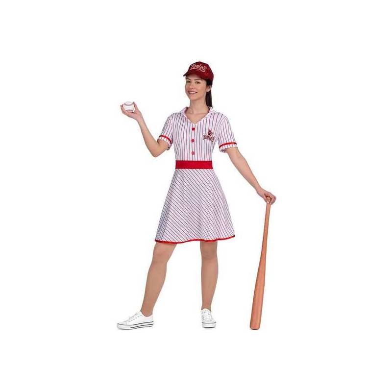 disfraz jugadora baseball vintage talla s