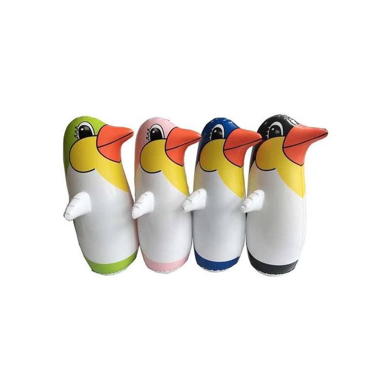 figura hinchable pingüino balancin 34 cm modelos surtidos