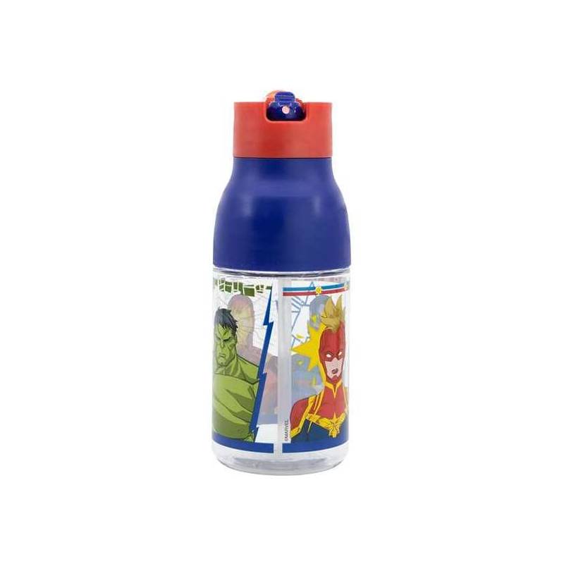 botella ecozen premium desmontable y con boca ancha avengers invincible force 420 ml