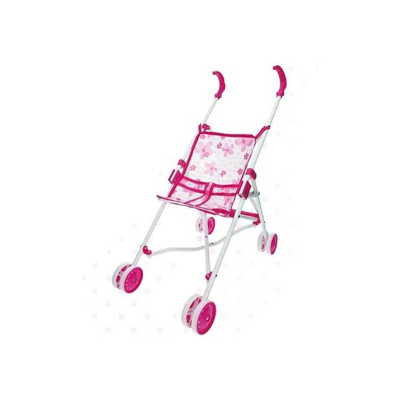 silla de muñeca paraguas básica rosa en caja 5550x4150x2550 cm