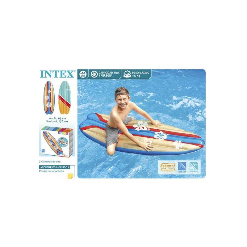 tabla surf hinchable 178x69 cm