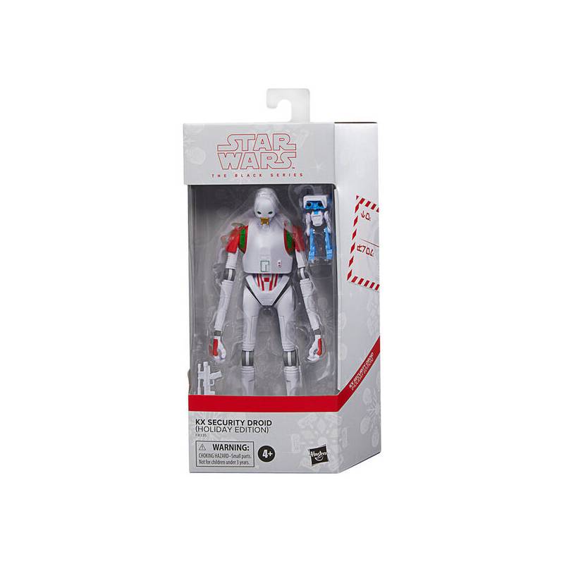 figura kx security droid holiday edition star wars 15cm
