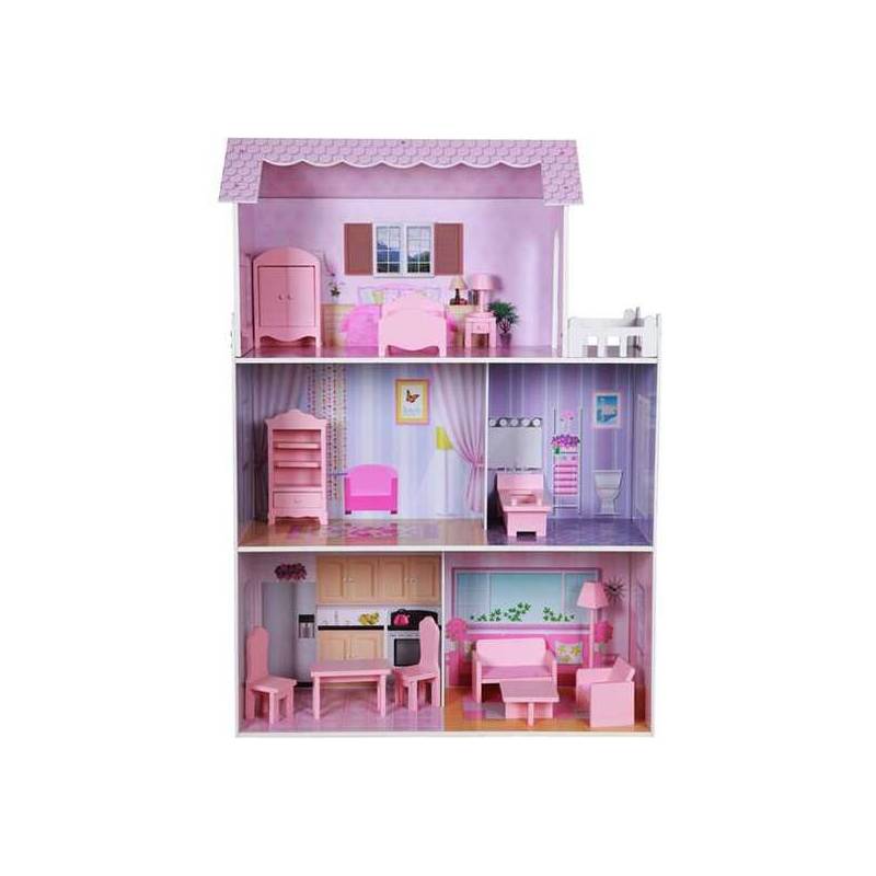 casa de muñecas de madera 80x31x112 cm