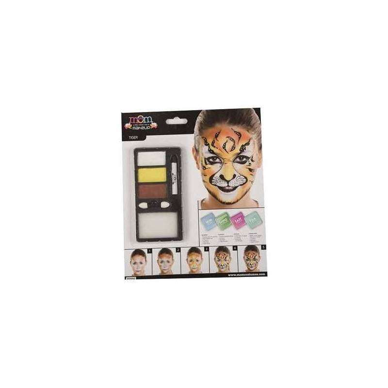 maquillaje tigre 24 x 20 cm