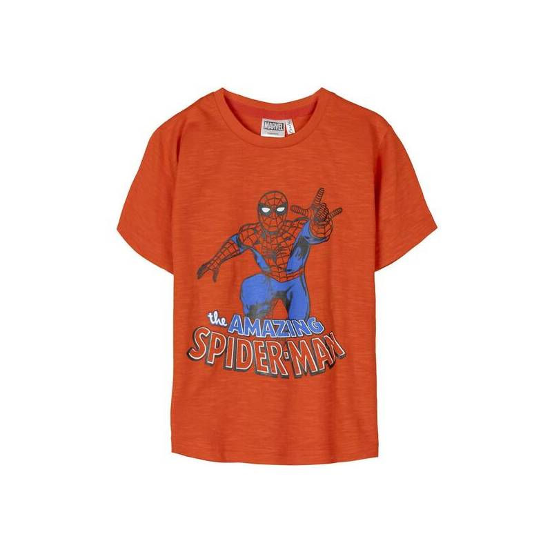 camiseta corta single jersey spiderman