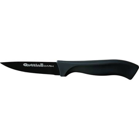 cuchillo pelador 9cm quttin negro
