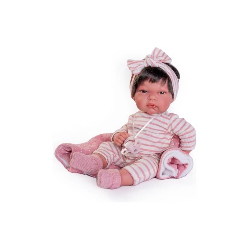 muñeca baby toneta 33 cm lazo