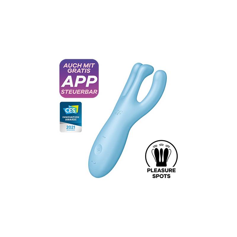 SATISFYER THREESOME 4 CONNECT AZUL