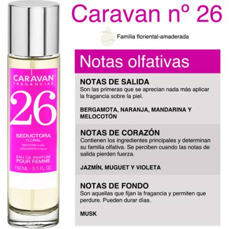 caravan perfume de mujer nº26 150 ml