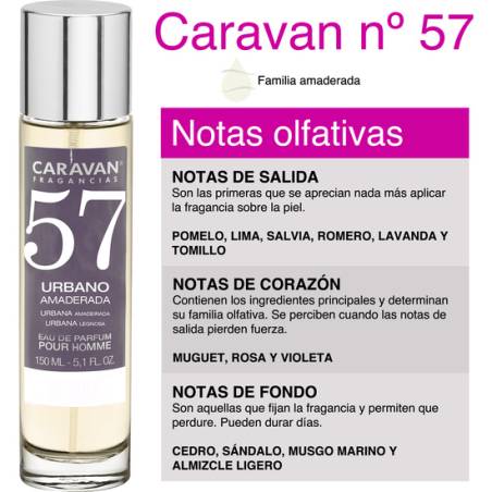 caravan perfume de hombre nº57 150 ml