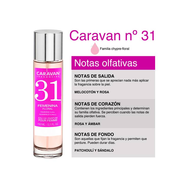 caravan perfume de mujer nº31 150 ml
