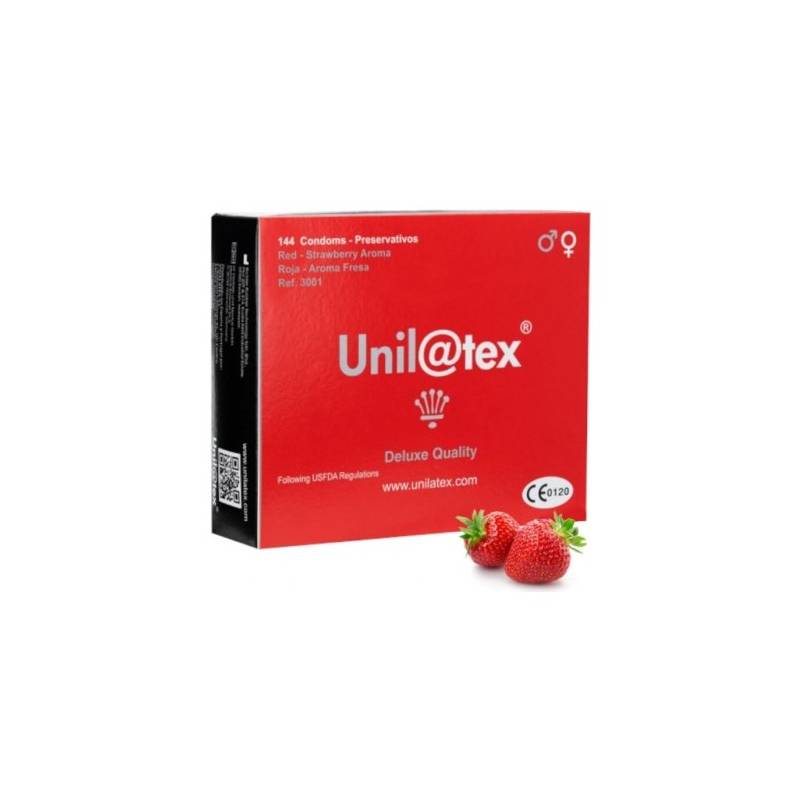 unilatex fresa preservativos 144uds