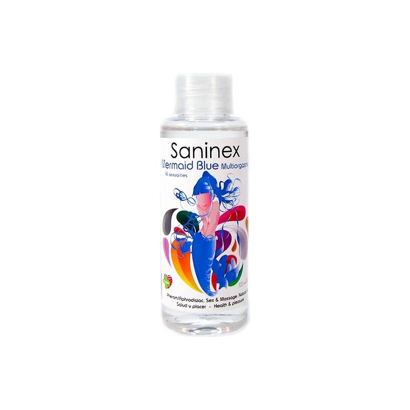 saninex mermaid blue multiorgasmic sex massage oil 100ml