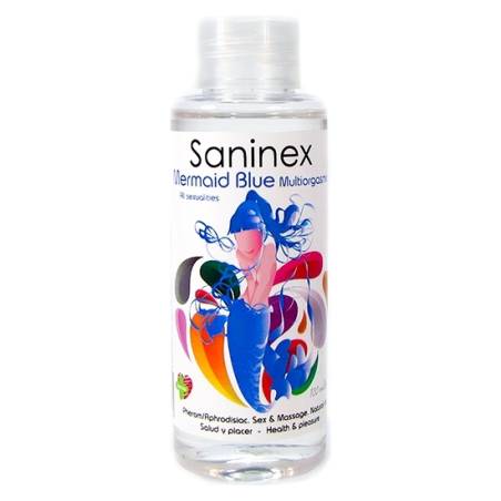 saninex mermaid blue multiorgasmic sex massage oil 100ml