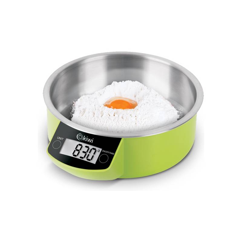 bascula cocina digital 5kg bol inox