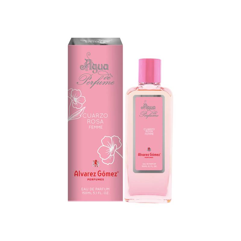 agua de perfume cuarzo rosa frasco 150 ml agua de perfume romantica