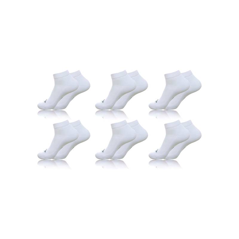 pack 6 pares de calcetines kappa en color blanco