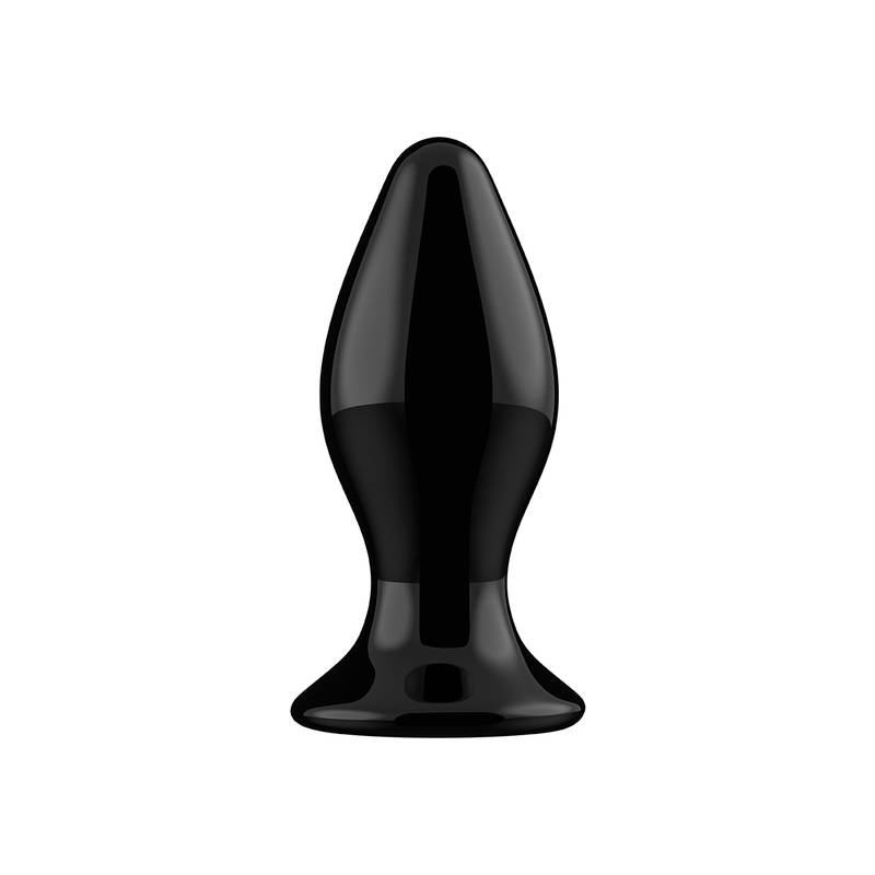 stretchy glass vibrator with suction cup and remote rechargeable 10 velocidades negro