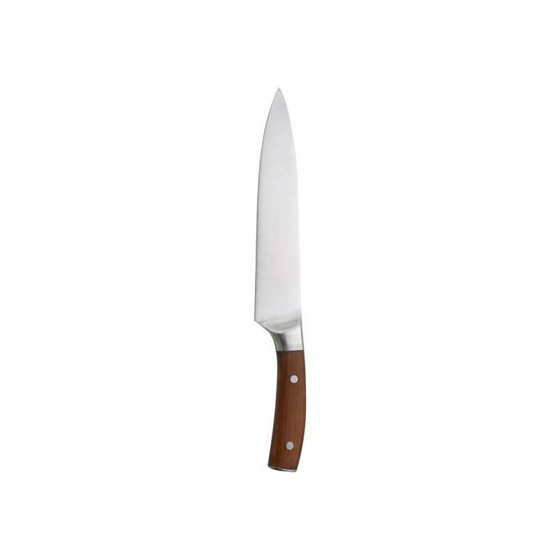 cuchillo chef 20 cm en acero inoxidable bergner colección wolfsburgo