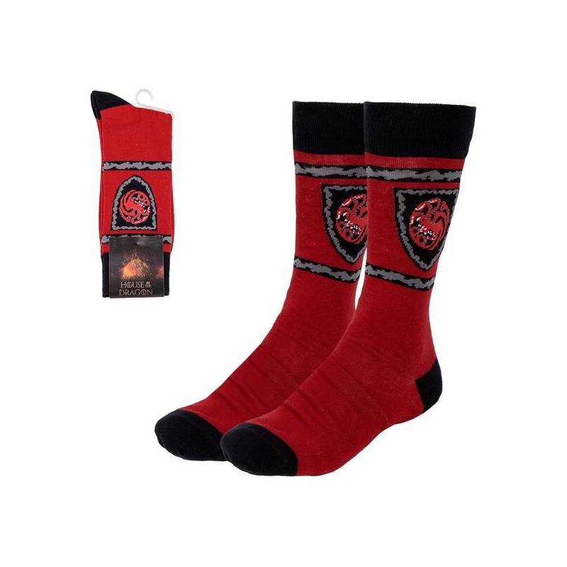 calcetines house of dragon red