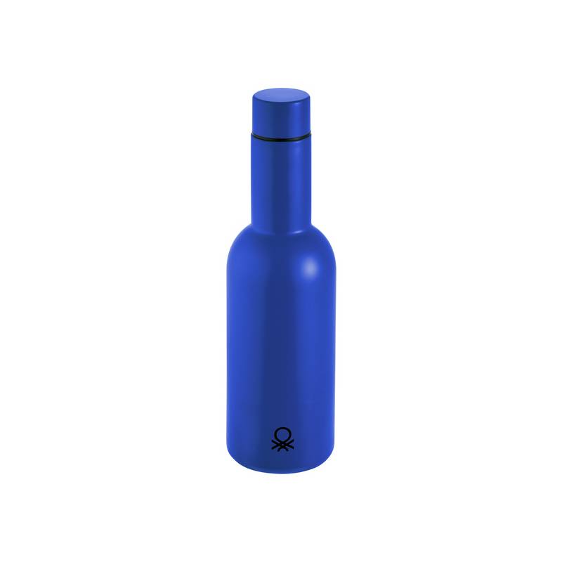 botella de agua 550ml acero inoxidable azul casa benetton