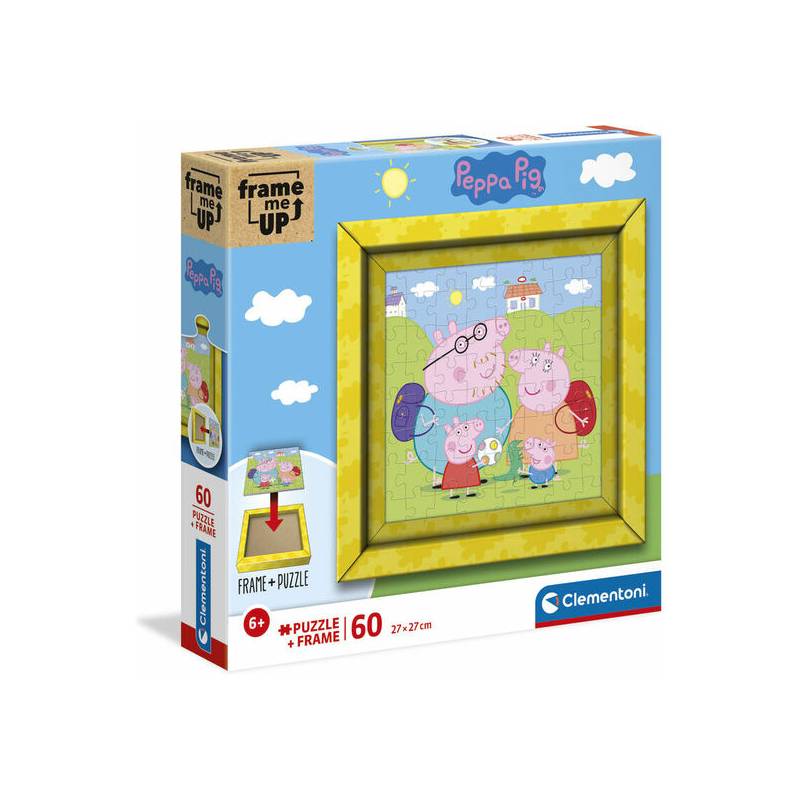 puzzle frame me up peppa pig 60pzs